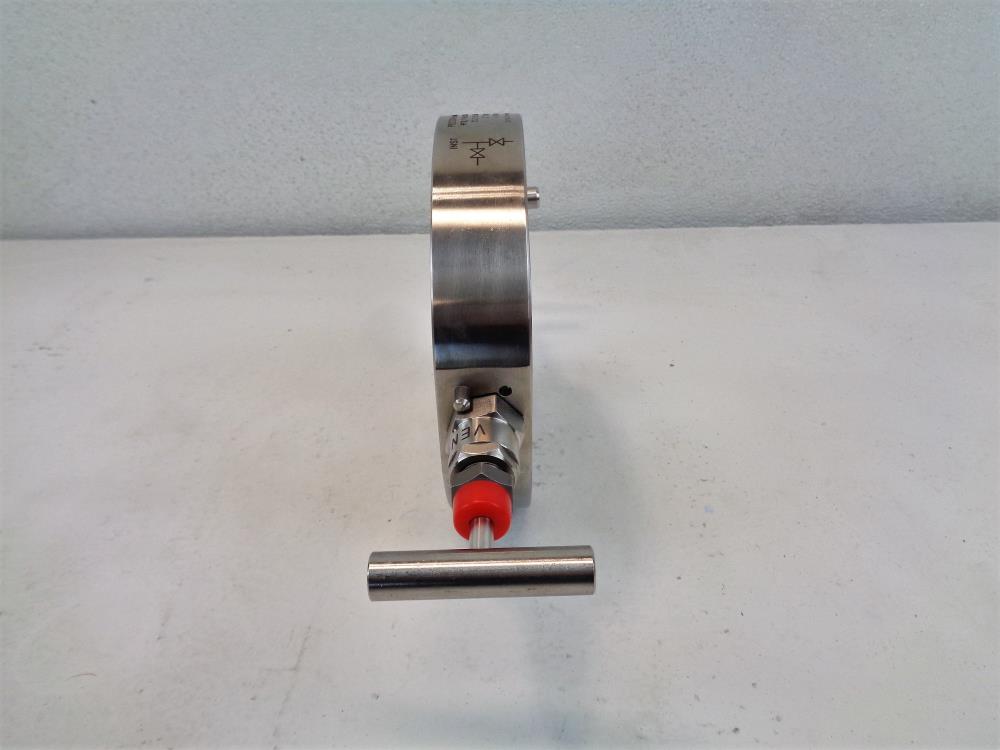 Precision Valves 2" 150# RF Block & Vent Monoflange, 316SS, PF2/16AUSXGV2XL-Q